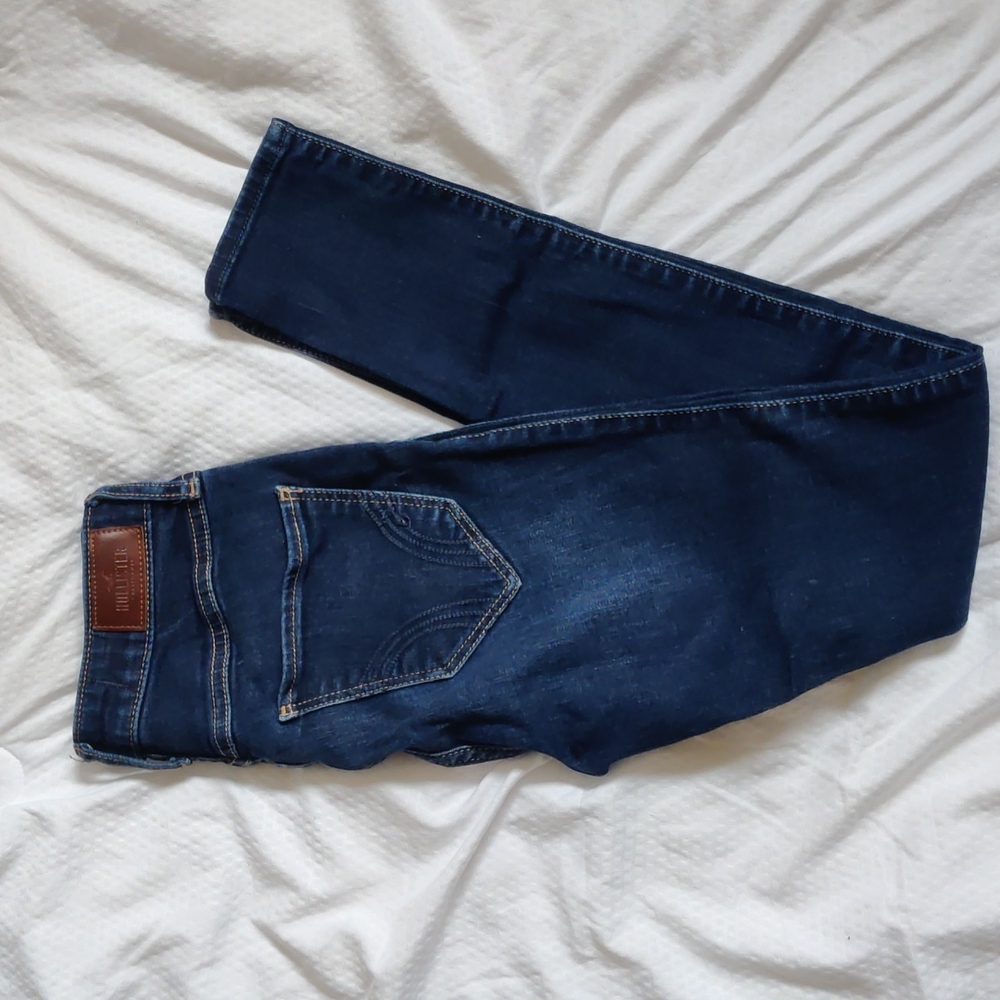 Hollister Ultra High-Rise Super Skinny Dark Wash Jeans